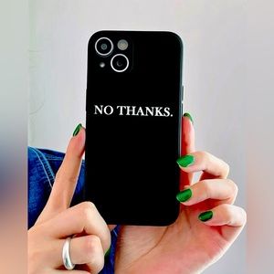 NWT iPhone 13ProMax Snark Black Rubber Case w/White
Writing